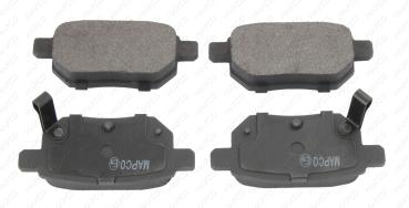 Brake pads rear axle (6927), LEXUS / SUBARU / TOYOTA